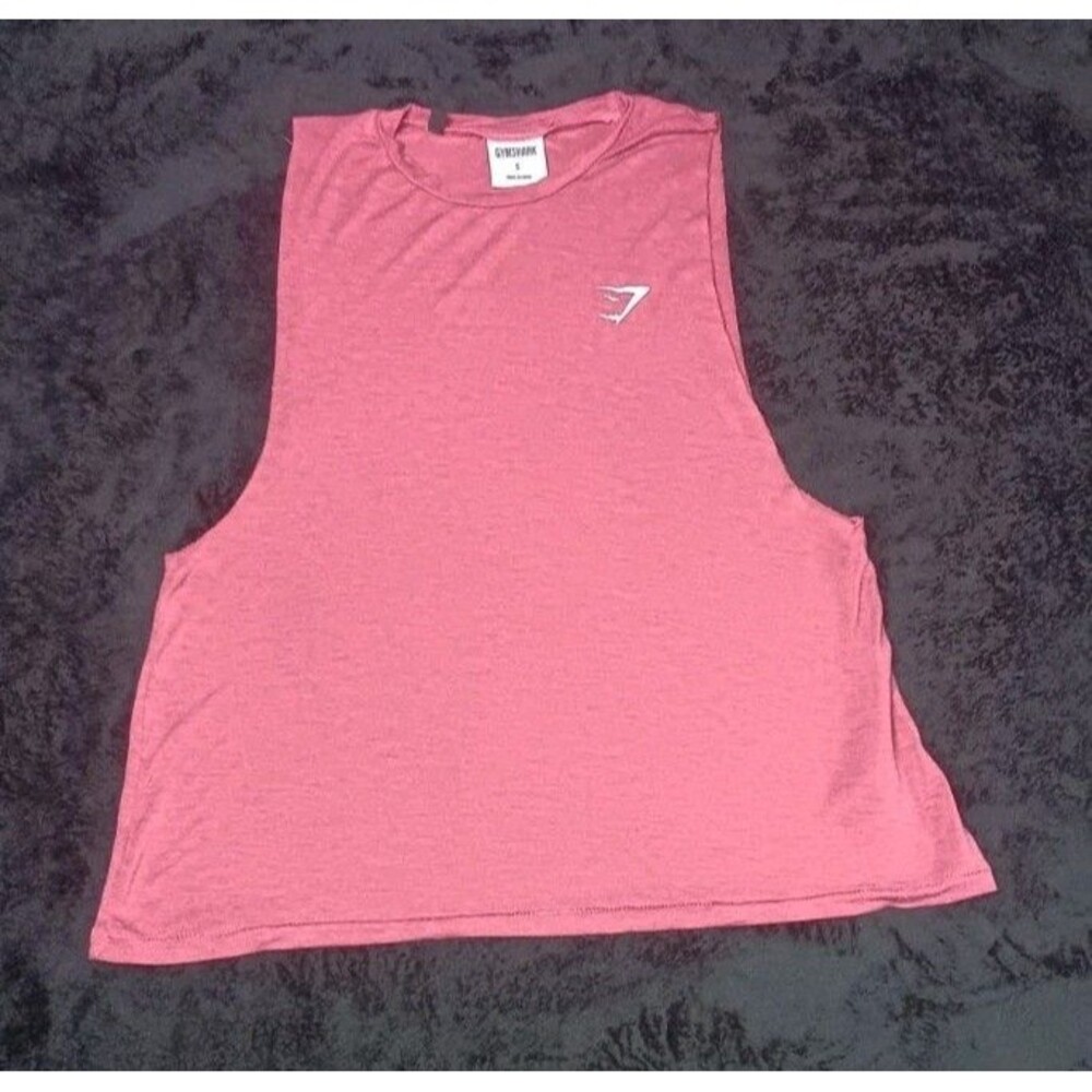 Gymshark Sleeveless Loose Training Workout Tank Top S Pink Athleisure Activewear